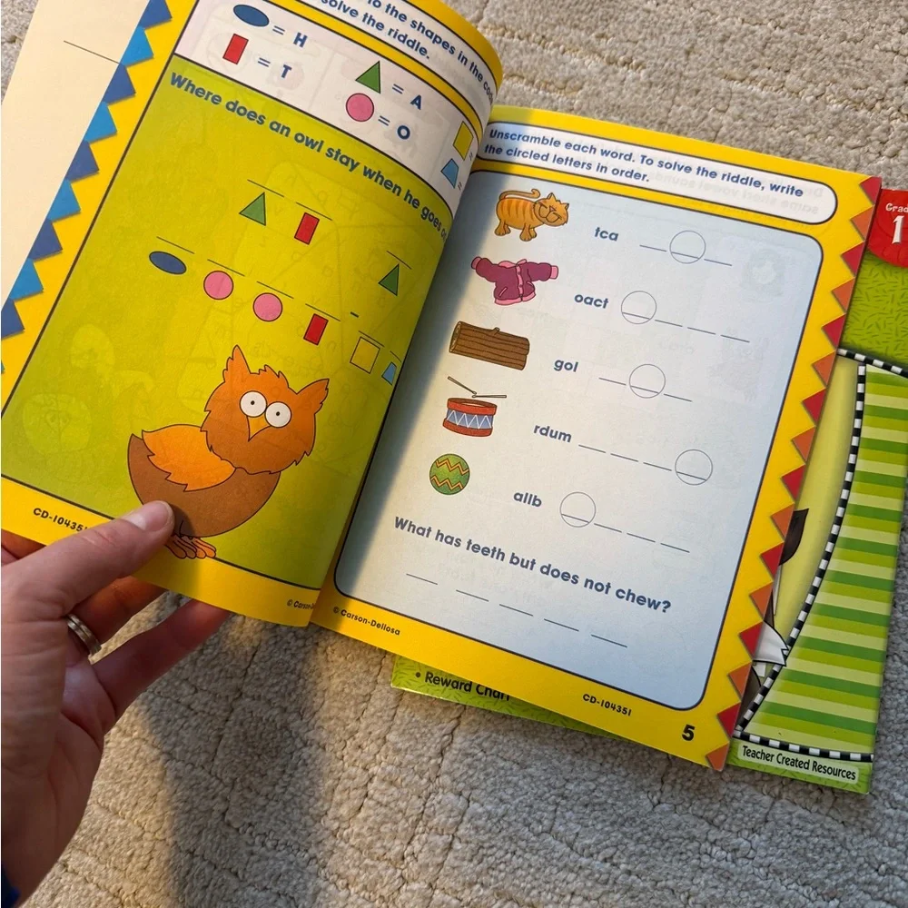Children's Educational Activity Books Set
